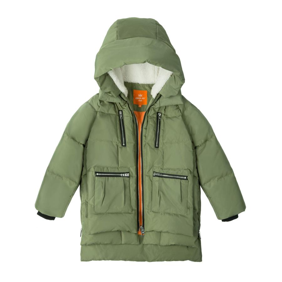 並行輸入品】Orolay Children Hooded Down Coat Girls Quilted Puffer 
