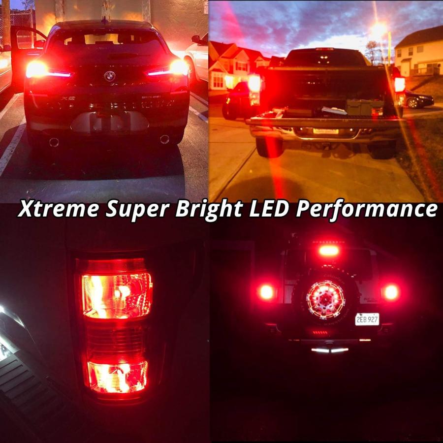 【並行輸入品】Alla Lighting 7440 7443 LED Bulbs 3000lm Extreme Super Bright Car Siの画像