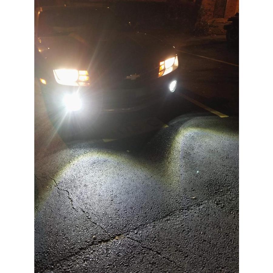 【並行輸入品】Alla Lighting H8 H16 H11 LED Fog Lights  or DRL Bulbs 6000K Xenon Whの画像