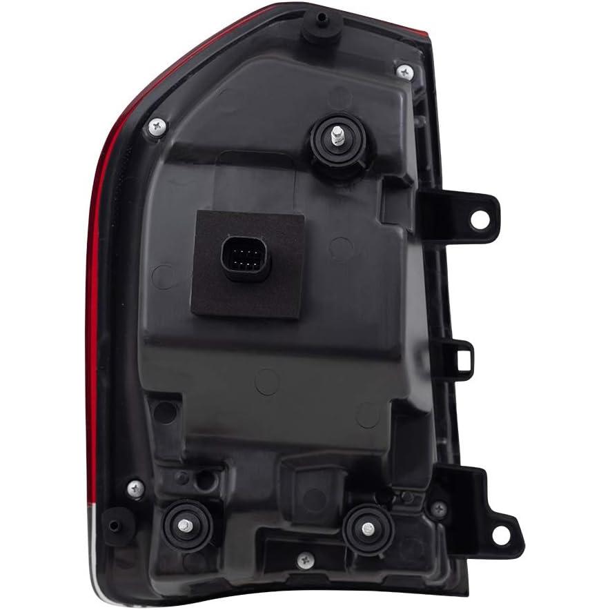 【並行輸入品】Brock Replacement Passenger Tail Light with Black Trim Compatible wi_3
