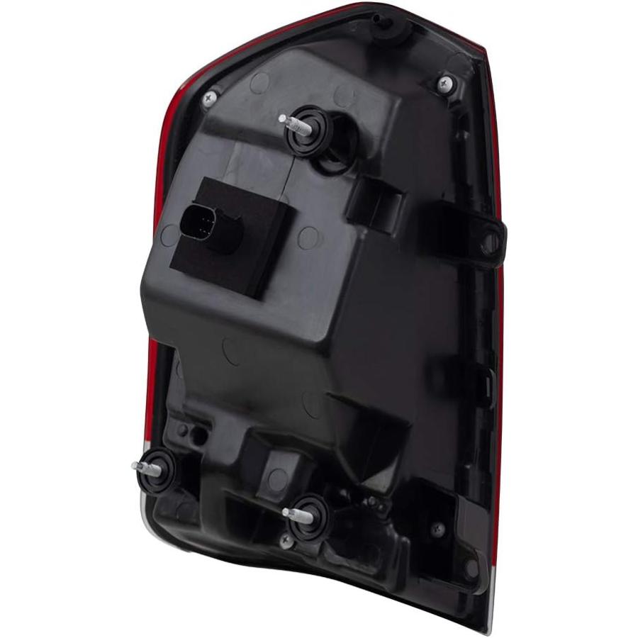 【並行輸入品】Brock Replacement Passenger Tail Light with Black Trim Compatible wi_8