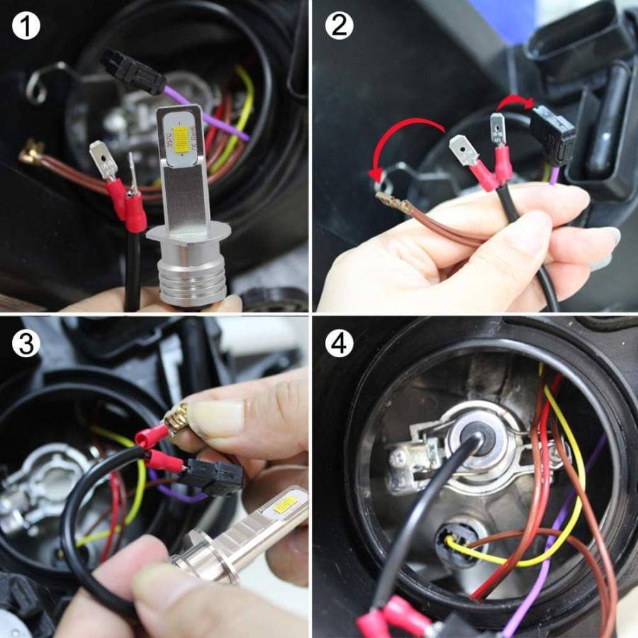 【並行輸入品】HOCOLO 2x 880 892 893 890 884 885 892 899 LED Bulbs DRL Fog Drivingの画像