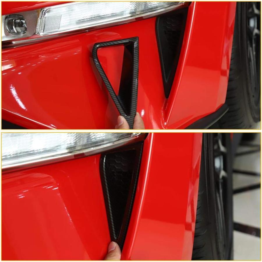 【並行輸入品】Voodonala for Mustang Carbon Fiber Daytime Running Lights DRL Trim f_5