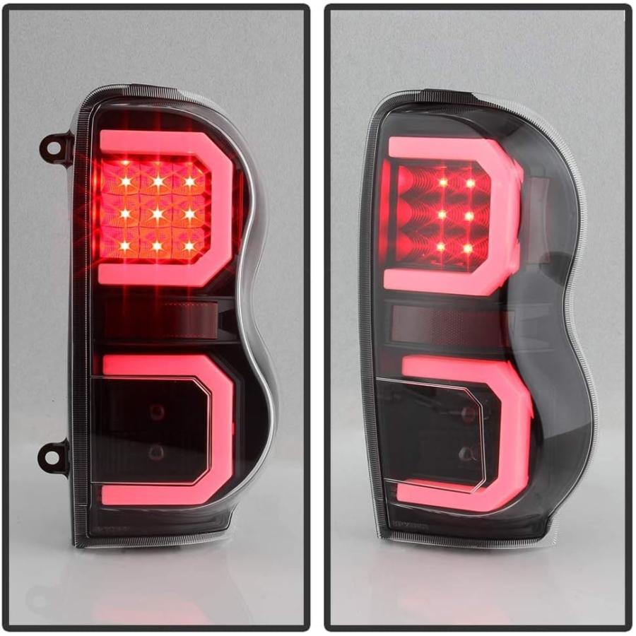 【並行輸入品】ACANII - For 2004-2009 Dodge Durango SUV Black Housing LED Tube Tailの画像