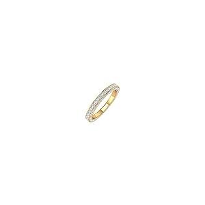【並行輸入品】1カラットプロングセット ダイヤモンド レディース 結婚指輪 エタニティリング 14Kゴールド IGI認定, 金属 石, ダイヤモの画像
