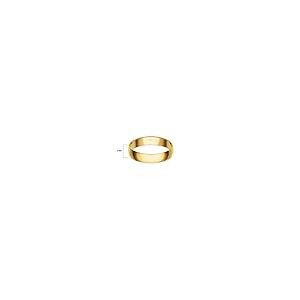 【並行輸入品】Brilliant Expressions レディース 4mm ソリッドゴールドリング 軽量 10Kまたは14K イエロー ホ_5