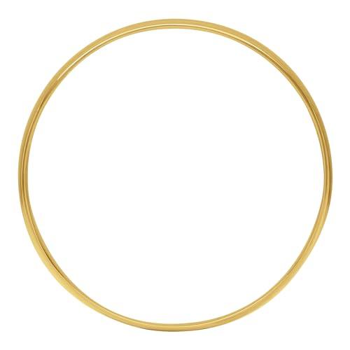 【並行輸入品】Brilliant Expressions レディース 4mm ソリッドゴールドリング 軽量 10Kまたは14K イエロー ホ_7