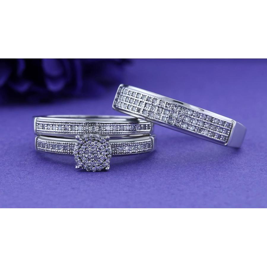 【並行輸入品】Dazzlingrock Collection (ダズリングロック コレクション) 0.48カラット (ctw) ラウンドホワイトダイヤの画像