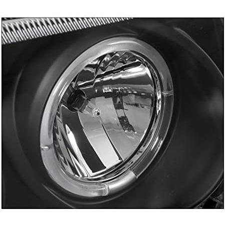 【並行輸入品】ZMAUTOPARTS Halo LED ブラック プロジェクターヘッドライト ヘッドライト 2005-2007 Chrysler 30_5