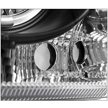 【並行輸入品】ZMAUTOPARTS Halo LED ブラック プロジェクターヘッドライト ヘッドライト 2005-2007 Chrysler 30_6