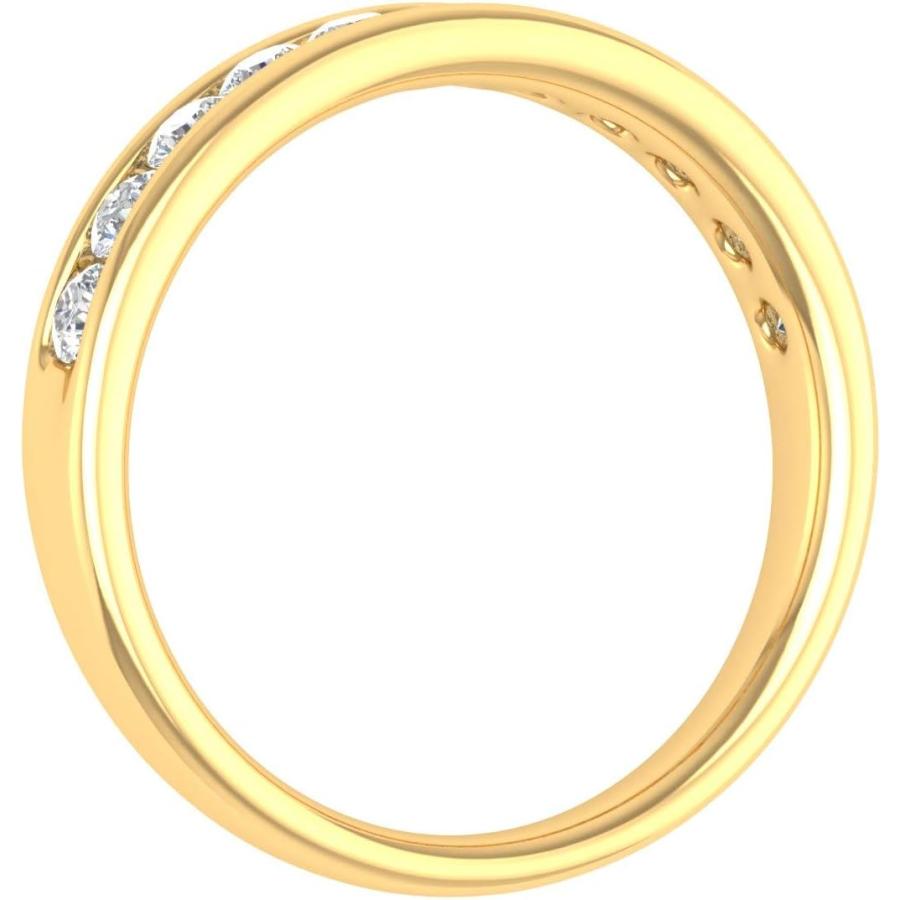【並行輸入品】1/2カラット チャネルセット ダイヤモンド 結婚指輪 14Kゴールド　_1