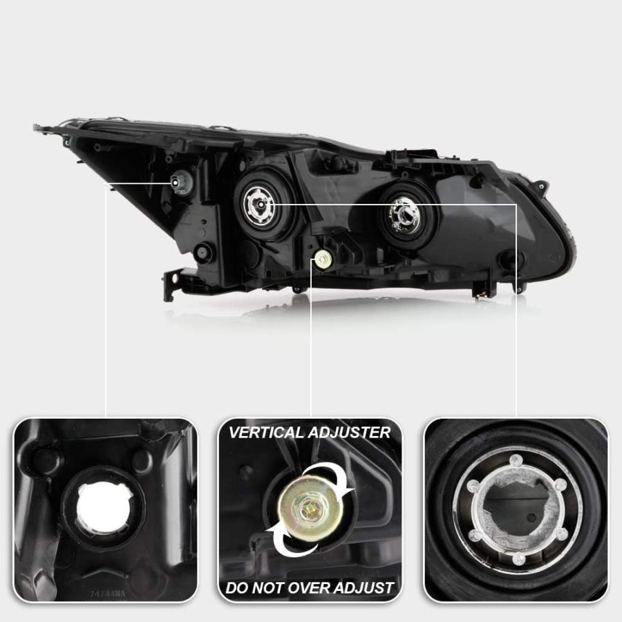 【並行輸入品】ACANII - For 2016-2017 Honda Accord EX EX-L Sport LED DRL Projector_2