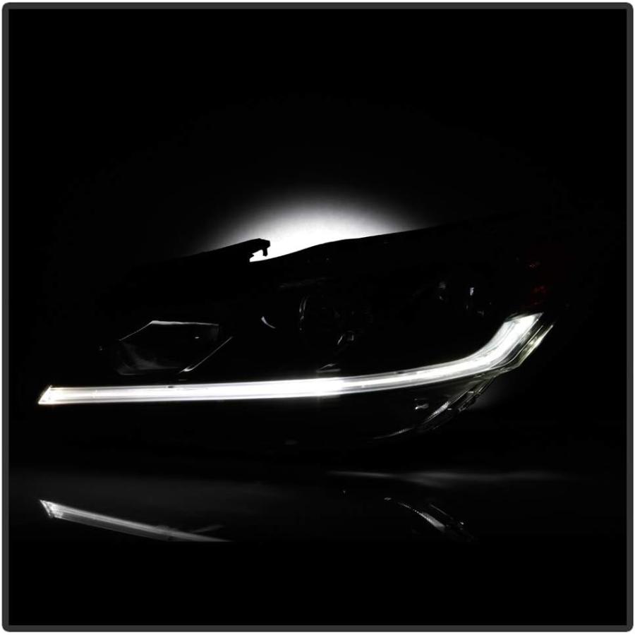 【並行輸入品】ACANII - For 2016-2017 Honda Accord EX EX-L Sport LED DRL Projector_6