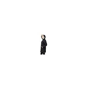 【並行輸入品】PAJAR Womens Roxy Faux Fur Trim Quilted Down Coat Black Lの画像