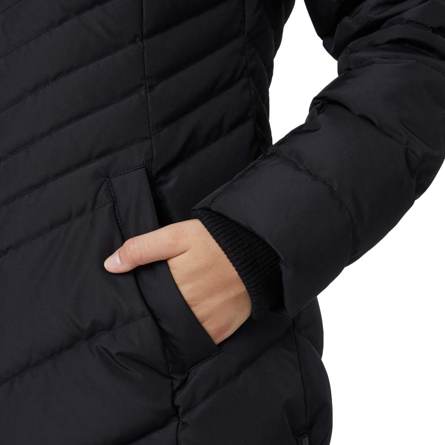 【並行輸入品】PAJAR Womens Roxy Faux Fur Trim Quilted Down Coat Black Lの画像