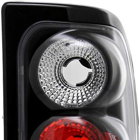 【並行輸入品】Carpartsinnovate 94-01 Dodge Ram 1500 2500 3500 ピックアップ ブラック テールライト リ_2