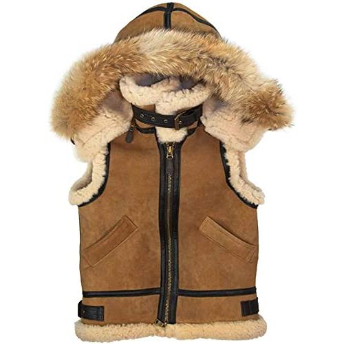 【並行輸入品】B3 Bomber Aviator Flying Pilot Removable Hood Fur Shearling Sheeの画像