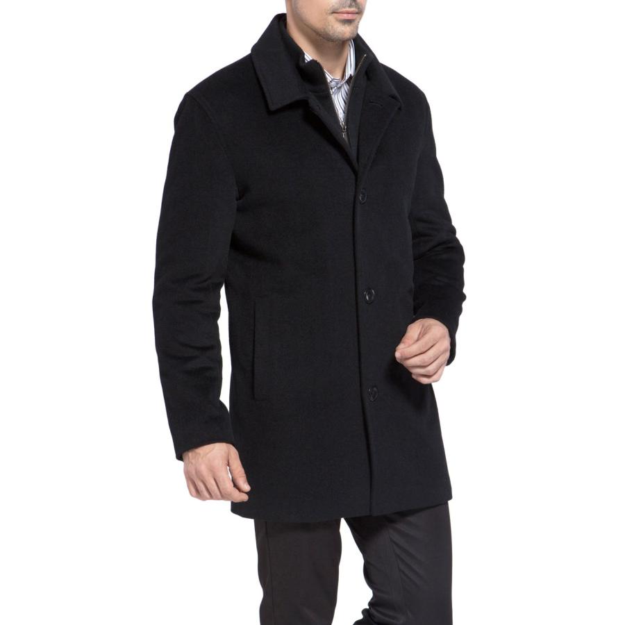 【並行輸入品】MODERM メンズ ジャスティン カシミア ブレンド カーコート (レギュラー&ビッグ&トール) US サイズ: 4X Largの画像