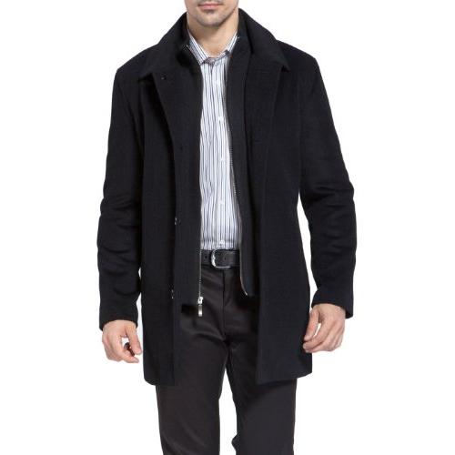 【並行輸入品】MODERM メンズ ジャスティン カシミア ブレンド カーコート (レギュラー&ビッグ&トール) US サイズ: 4X Largの画像