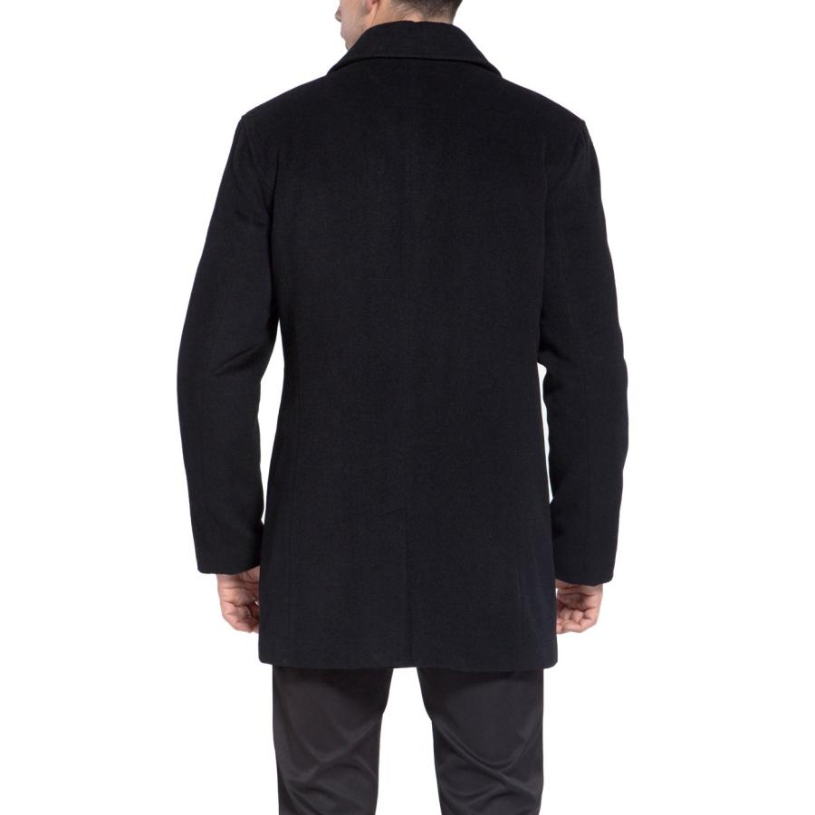 【並行輸入品】MODERM メンズ ジャスティン カシミア ブレンド カーコート (レギュラー&ビッグ&トール) US サイズ: 4X Largの画像