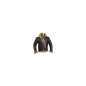 【並行輸入品】RAF Bomber Ginger メンズ B3 ボンバージャケット アビエイター リアルムートンボンバーシープスキンレザージャケの画像