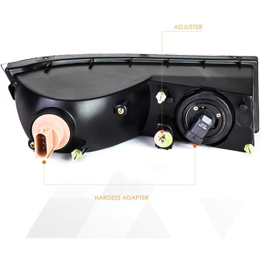 【並行輸入品】スモークレンズ フォグライト/ランプ ベゼル付き 電球ペア キャデラック エスカレード ESV/EXT 07-14に対応の画像