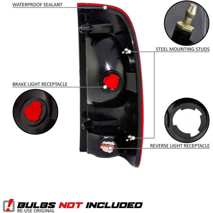 【並行輸入品】Epic Lighting OE適合交換用リアブレーキテールライトアセンブリ 1997-2007 F150 F250 Super Dut_2