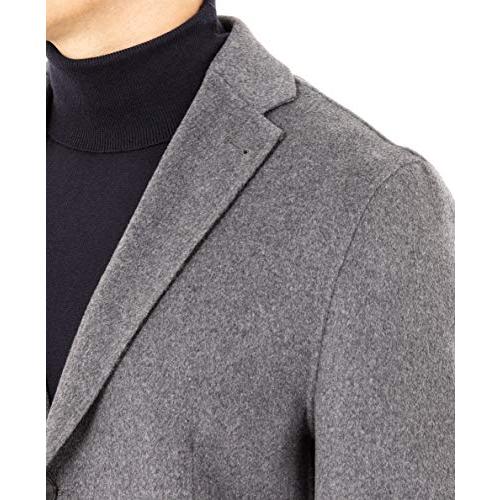 【並行輸入品】DKNY メンズ レギュラーオーバーコート US サイズ: 40R カラー: グレー DKNY mens Overcoat Wooの画像
