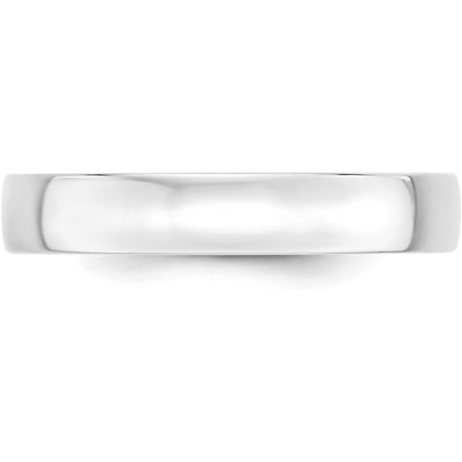 【並行輸入品】Sonia Jewels 14k White Gold 4mm Comfort Fit Men's Plain Classic Weddの画像