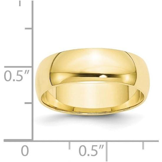 【並行輸入品】Sonia Jewels 結婚指輪 10Kイエローゴールド 6mm プレーン クラシック ドーム  金属の画像