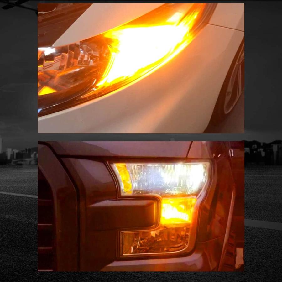 【並行輸入品】LASFIT 7443CK LED電球 7444CK CKソケット専用 スイッチバック イエロー/ホワイト CANBUS LED ウィンの画像