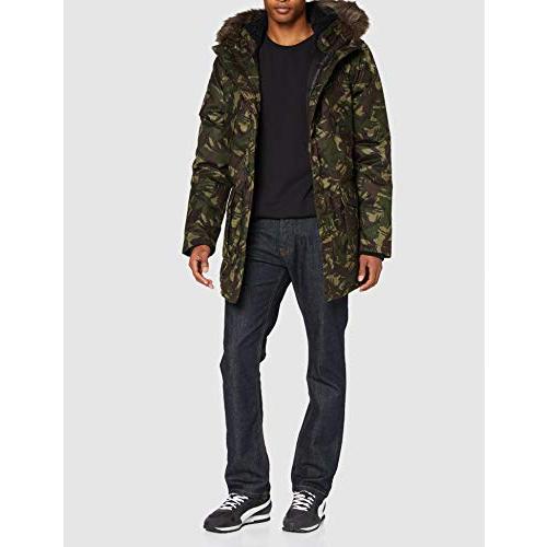 【並行輸入品】Superdry エベレストパーカーコート US サイズ: Medium カラー: グレー Superdry Mens Evereの画像