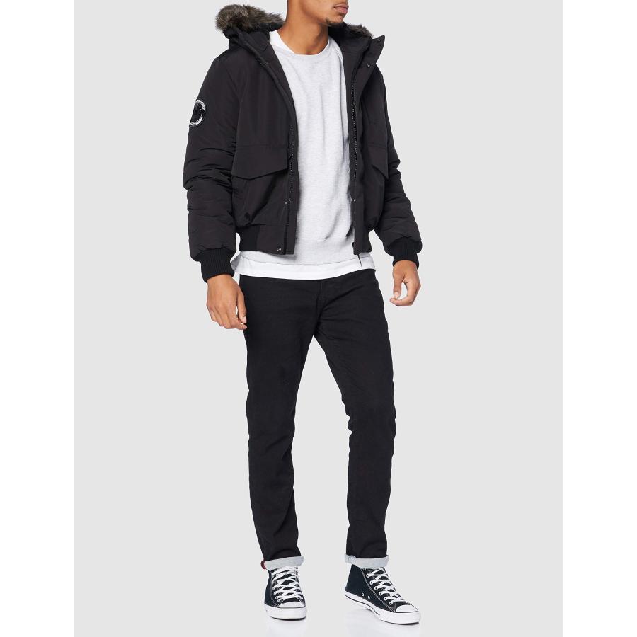 【並行輸入品】Superdry Mens Everest Bomber Jacket, Zip And Popper Fastening Blの画像