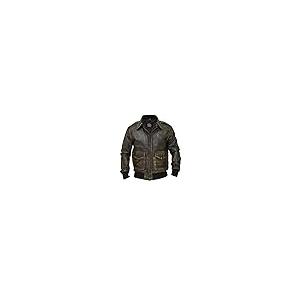 【並行輸入品】A2 Aviator ブラウン WWII フライングタイガージャケット   男性用パイロットジャケット   ボンバーレザージャケッの画像