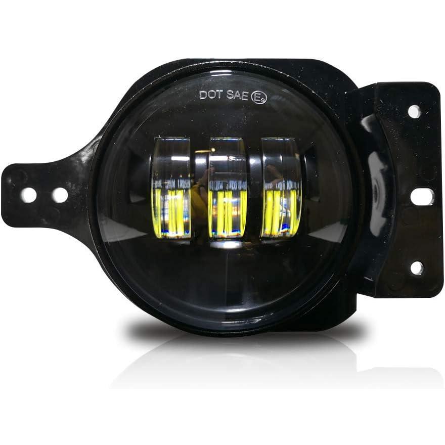 【並行輸入品】LED Fog Lights Compatible with Jeep Wrangler JL JLU Sport Sport S 20の画像