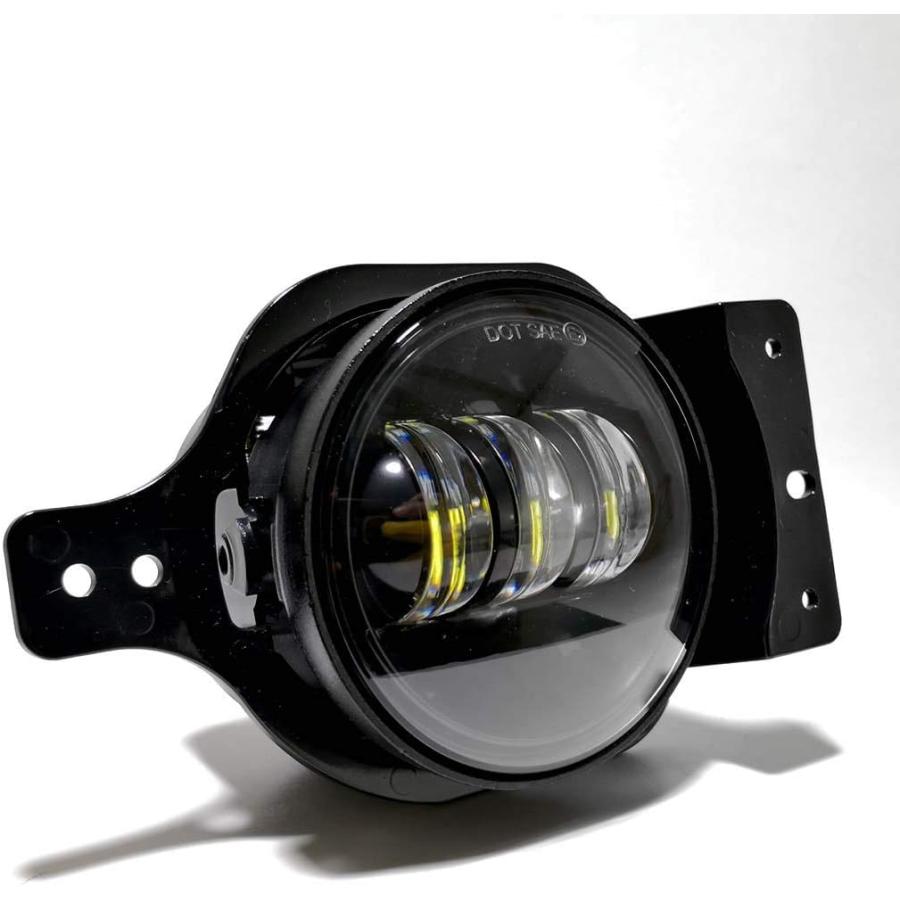 【並行輸入品】LED Fog Lights Compatible with Jeep Wrangler JL JLU Sport Sport S 20の画像