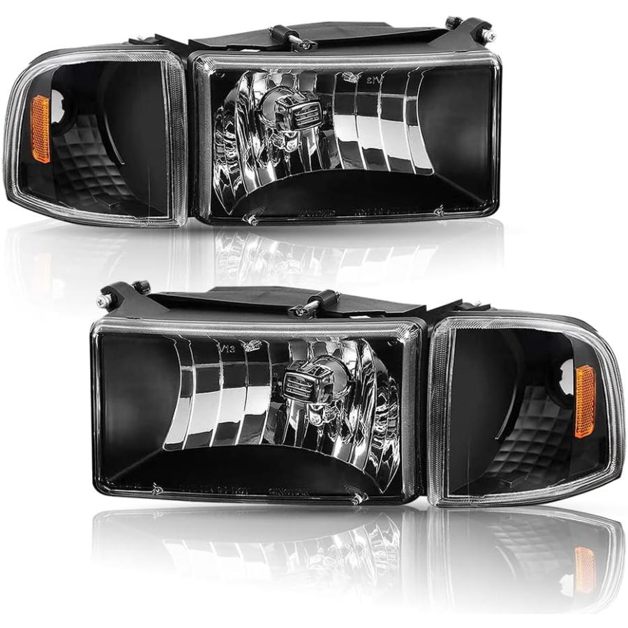 並行輸入品】ヘッドライト 94-01 ダッジ・ラム 1500/94-02 2500 3500