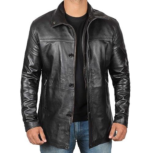 【並行輸入品】Decrum メンズ ウィンター レザー カーコート   長さ3/4   100% 本革 US サイズ: 3X Large カラーの画像