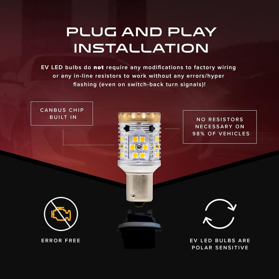 【並行輸入品】Elite Vision アドバンスド自動車アクセサリー - Canbus LED、非常に明るいウィンカー、昼間のランニングライト、リバの画像