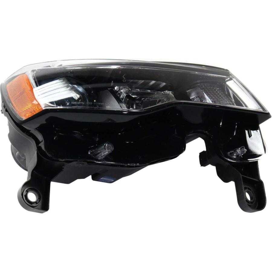 【並行輸入品】Evan-Fischer ヘッドライトセット 2017-2019 Jeep グランドチェロキー 左ドライバーと右助手席側ハロゲン電球付き_7