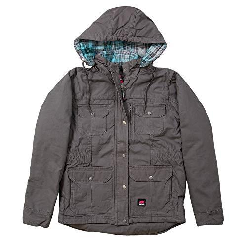 【並行輸入品】Berne レディース ソフトストーン キルト バーンコート US サイズ: X Large Regular カラー: グレー Bの画像
