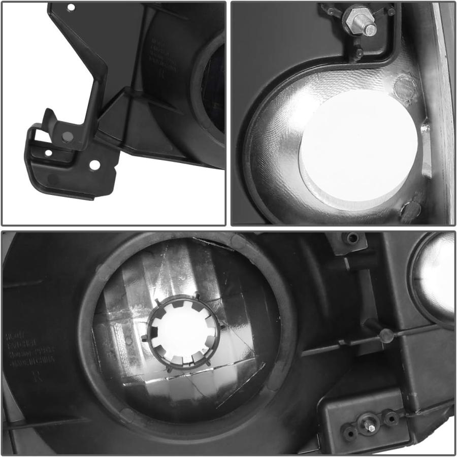 【並行輸入品】LED DRL クロムハウジング クリアコーナー ヘッドライトランプ フォード F150 F250 F350 Bronco 87-91用の画像
