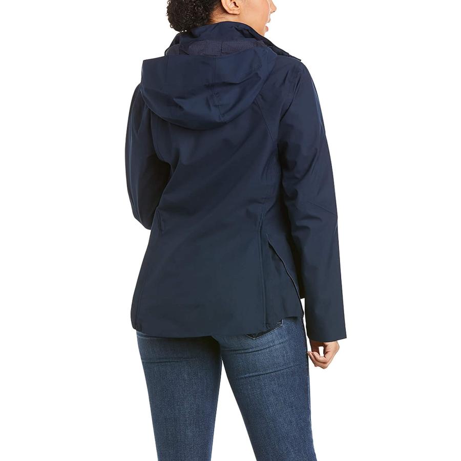 【並行輸入品】ARIAT Women's Coastal Waterproof Jacket Navy Size Largeの画像