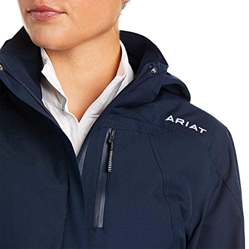 【並行輸入品】ARIAT Women's Coastal Waterproof Jacket Navy Size Largeの画像