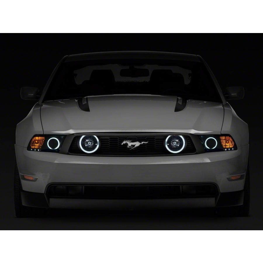 【並行輸入品】Raxiom LED Halo フォグライト;スモーク、05-12 Mustang GT対応　_3