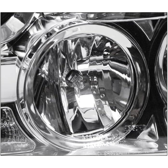 【並行輸入品】ZMAUTOPARTS LED Chrome Projector Headlights w/6.25inch White LED DRLの画像