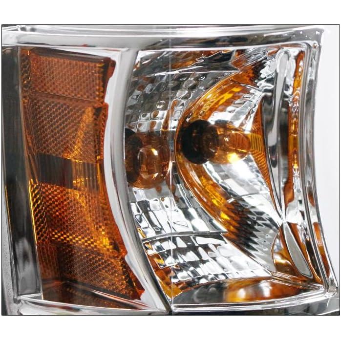 【並行輸入品】ZMAUTOPARTS LED Chrome Projector Headlights w/6.25inch White LED DRLの画像