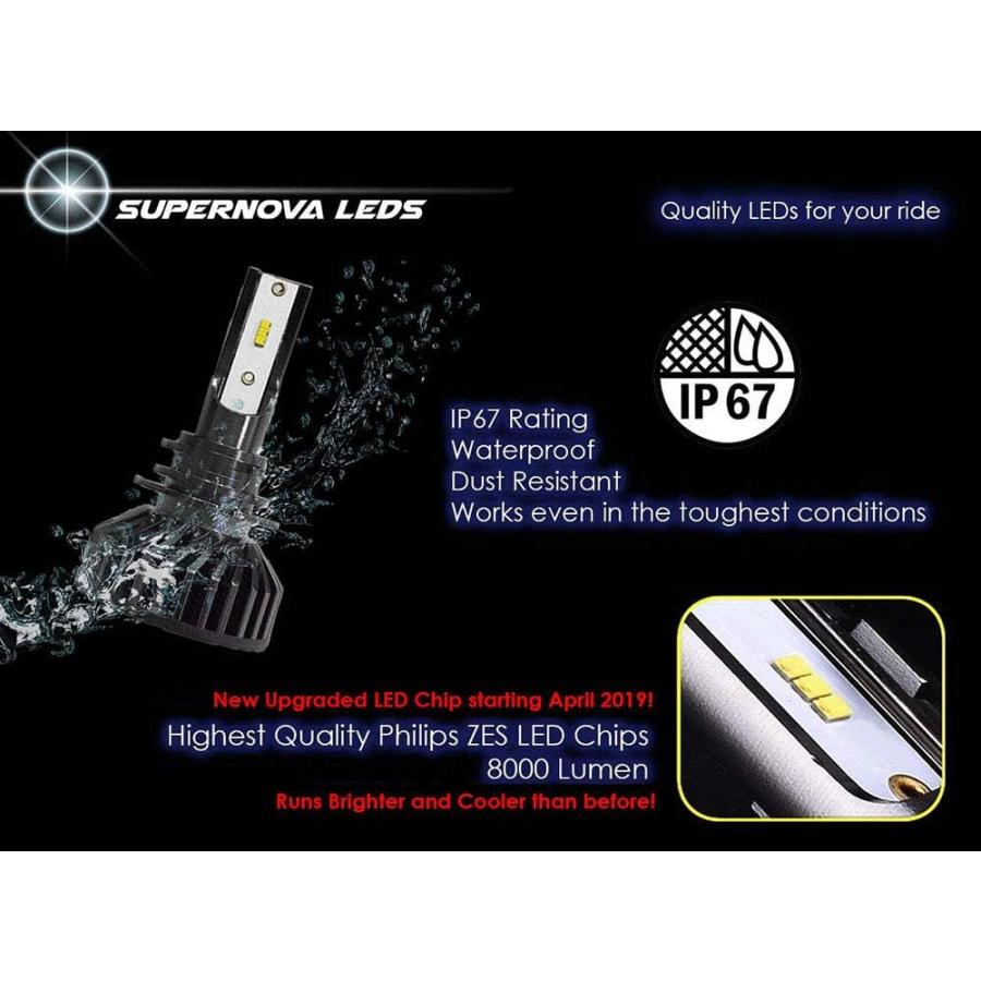 【並行輸入品】Supernova V.4 - 2504 / PSX24W LED Headlights - Fits Wrangler Fog Ligの画像