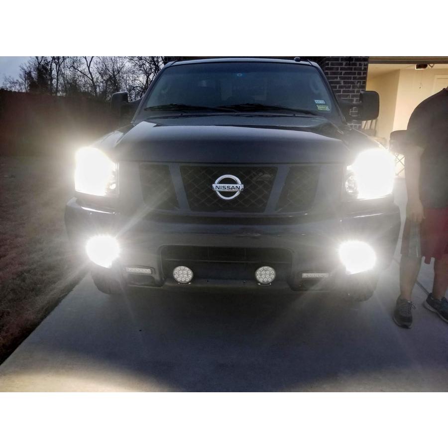 【並行輸入品】Supernova V.4 - 2504 / PSX24W LED Headlights - Fits Wrangler Fog Ligの画像