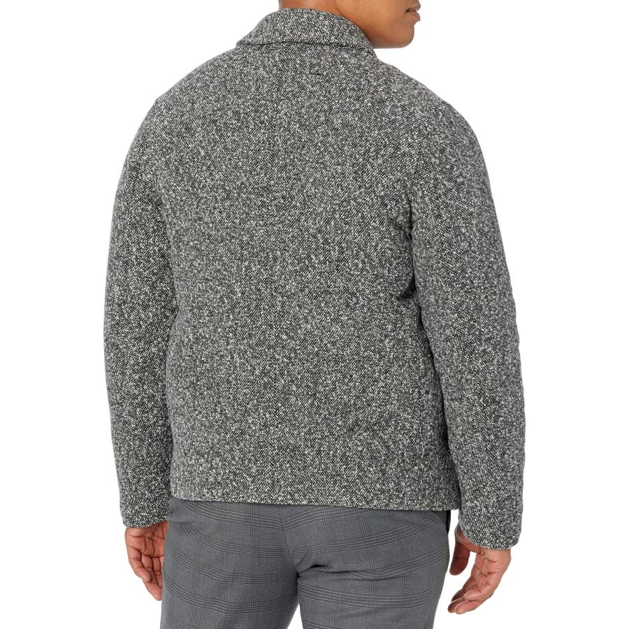 【並行輸入品】Theory Mens,Boucle Speckled Bomber,Ricky, Grey Multi, XLの画像